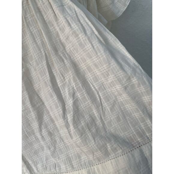 The Great White Embroidered Shirt The Windswept Top 0 Cream Cotton $225 - Picture 9 of 14